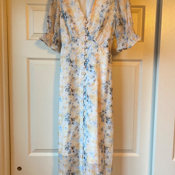 Simple Retro Kora Floral Print Dress - Picture 2 of 5